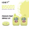Watermelon Ice – Iget B5000 - Ige T B5000 Puff Rechargeable Disposable Vape in Passion Fruit Mango Ice Flavor, Shown with Two Yellow Devices Featuring Cartoon Artwork. - Iget Vapes Shop Oz