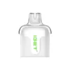 Clear plastic vape pod cartridge with a green IGET logo on the front.