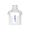 Clear vape pod cartridge with a blue IGET logo on the front.