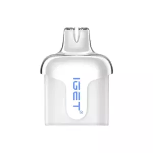 Blueberry Raspberry – Iget Halo Pod 3000 Puffs - White Pod-style Vaping Device with Blue Iget Branding on the Front - Iget Vapes Shop Oz