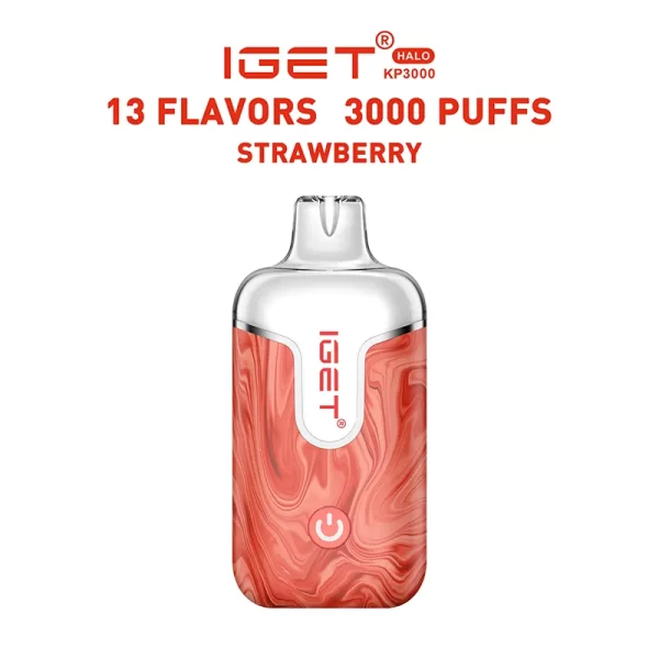 Iget Halo Starter Kit 1 Vape Kit +2 Prefilled Pod Iget Vapes Shop Oz Igethalokitstrawberry600x6001webp Iget Vapes Shop Oz Iget Halo Starter Kit (1 Vape Kit +2 Prefilled Pod) - Iget Disposable Vape with Strawberry Flavor, Red Marble Body and 3000-puff Capacity. - Iget Vapes Shop Oz