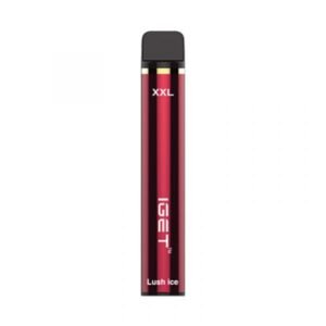 Nicotine Free Iget Xxl 1800 Puffs Iget Vapes Shop Oz Lushiceigetxxl600x6001jpg Iget Vapes Shop Oz Nicotine Free Iget Xxl 1800 Puffs - Red Disposable Vape Pen with a Black Mouthpiece, Labeled Xxl and Lush Ice Flavor (ice Tm) on a White Background - Iget Vapes Shop Oz