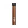 Disposable vape pen in brown with black mouthpiece, labeled XXL mango flavor.