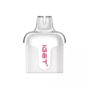 Strawberry Watermelon – Iget Halo Pod 3000 Puffs - Clear Vape Pod with Pink Iget Logo - Iget Vapes Shop Oz