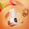 Vapepie Powergo 9800 Puffs Cool Mint Iget Vapes Shop Oz 140cc9aaf1c7ba64d5ca0d81ccb0394223b78d67webp Iget Vapes Shop Oz Vapepie Powergo 9800 Puffs Cool Mint - Promotional Image Showing a Speckled White Bottle, Fresh Strawberries, a Chocolate Chip Cookie, and a Small Display Device Against an Orange Backdrop. - Iget Vapes Shop Oz