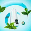 Vapepie Powergo 9800 Puffs Double Apple Iget Vapes Shop Oz A6c35f85d4b11923d6db96fd8e6559fb730f27fbwebp Iget Vapes Shop Oz Vapepie Powergo 9800 Puffs Double Apple - Mint Mouthwash Bottle with a Speckled White Surface, Surrounded by Fresh Mint Leaves on a Blue Abstract Background. - Iget Vapes Shop Oz
