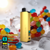 Alibarbar Pro 12000 Ice Adjust Strawberry Watermelon Iget Vapes Shop Oz Skittlespng Iget Vapes Shop Oz Alibarbar Pro 12000 Ice Adjust Strawberry Watermelon - Gold Vape Mod Standing on Ice with Colorful Candies in the Background, Showing Adjustable Ice Control and L/m/h Battery Indicators on the Side. - Iget Vapes Shop Oz