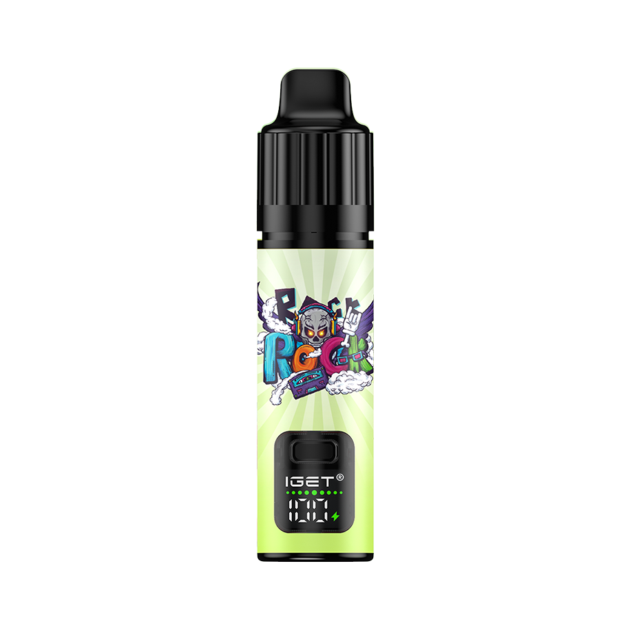 Iget Bar Plus S3 Kit Double Apple Iget Vapes Shop Oz Igetbarpluss3doubleapplewebp Iget Vapes Shop Oz Iget Bar Plus S3 Kit Double Apple - Vape Juice Bottle with a Cartoon Graphic Label and a Small Digital Display Near the Bottom Edge of the Bottle. - Iget Vapes Shop Oz