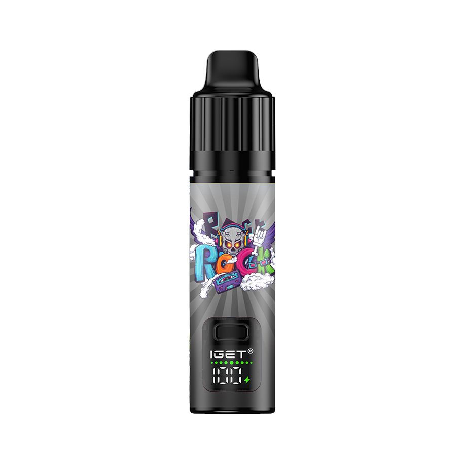 Iget Bar Plus S3 Kit Black Forest Iget Vapes Shop Oz Igetbarpluss3kitblackforestwebp Iget Vapes Shop Oz Iget Bar Plus S3 Kit Black Forest - Black Vape Pen with a Colorful Comic-style Label and a Small Digital Screen Reading 0.0, on a Gray and Black Background - Iget Vapes Shop Oz